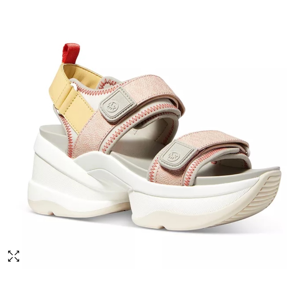 MICHAEL KORS Women's Olympia Logo Sporty Sandals SIZE 6